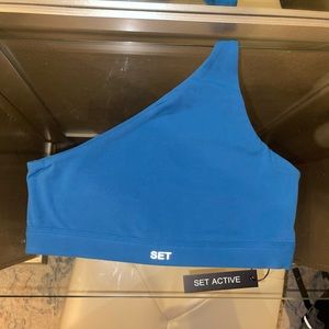 SET ACTIVE one shoulder sport body sports bra/top NWT‼️‼️‼️